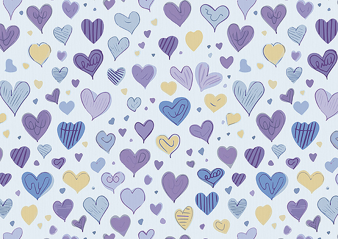 Sweetheart, Purple - Roman Blind - Image 7